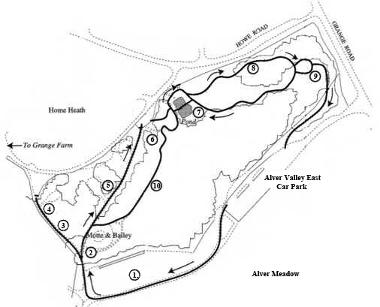 Alver Valley Country Park Carters Copse Map