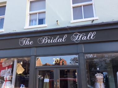 Bridal Hall sign