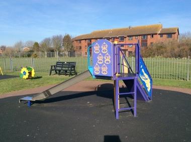 LOS rec playground toddler slide frame