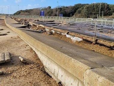Plans for sea wall replacement