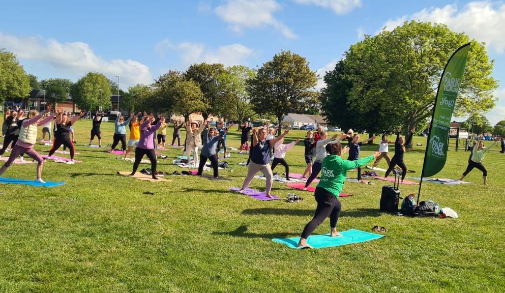 Park Yoga first event Park Yoga