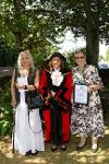 Pictured: Erica Dawtry (left) and Paula Plunkett (right), who collected the award on behalf of winner Brenda Hadfield, with Gosport Mayor Cllr Kirsten Bradley.